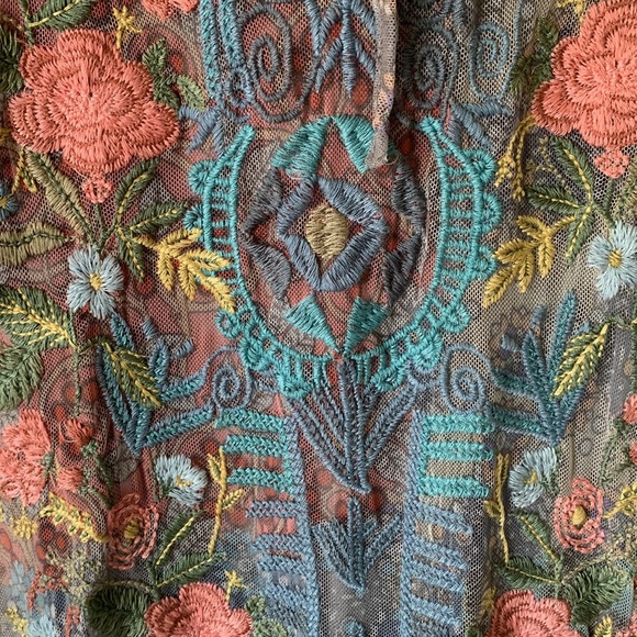 Johnny Was Dani Mesh (Slip) Dress Size XS NWT - Picture 11 of 13